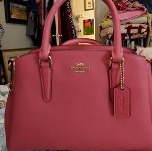 Coach purse, pink, never used